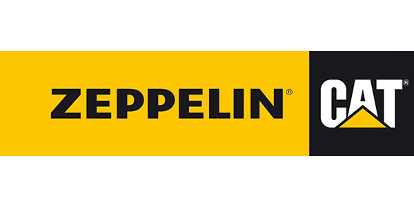 Logo Zeppelin CAT -leistungsstarke Lösungen  in den Bereichen Bau- und Bergbaumaschinen, Landmaschinen, Vermietung, Baulogistik und Baustellenmanagement, Antrieb und Energie, Engineering und Anlagenbau und entwickeln neue digitale Geschäftsmodelle für die Bauwirtschaft und Industrie.