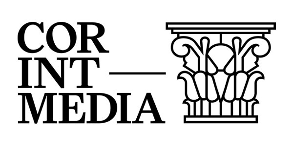 Logo Corint Media - ein europäisches Unternehmen der privaten Medienindustrie, das die Urheber- und Leistungsschutzrechte von Sendeunternehmen und Presseverlegern wahrnimmt