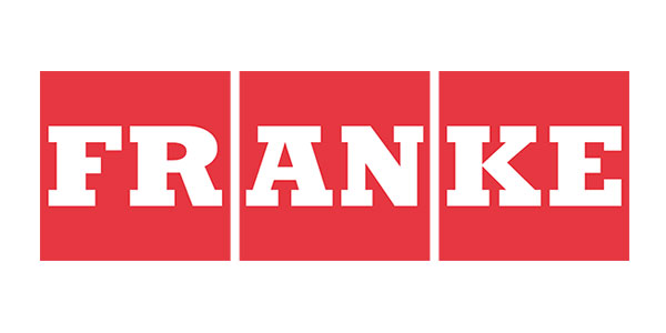 Logo Franke - wir gestalten professionelle und private Küchen sowie Kaffeezubereitungs-Systeme effizienter, nachhaltiger und schöner