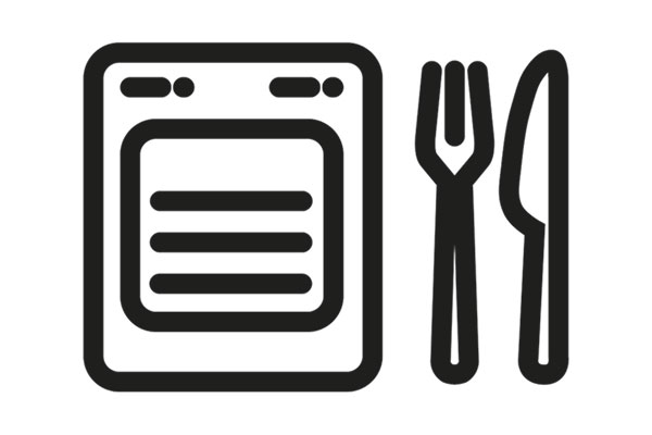 Icon Gastronoimie und Objekteinrichtung